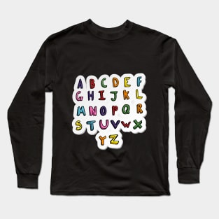 Alphabet Shirt Long Sleeve T-Shirt